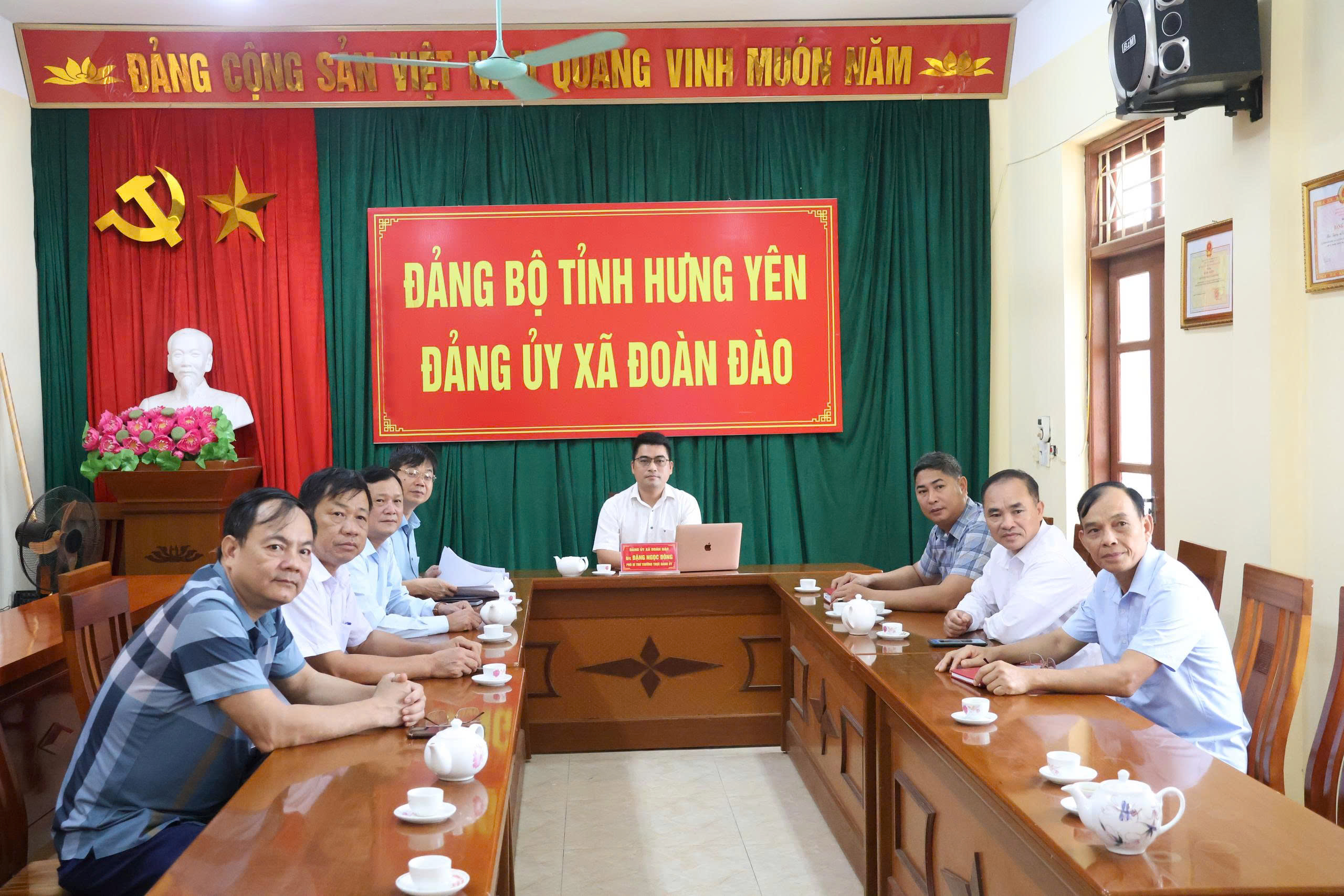 ĐẢNG ỦY XÃ ĐOÀN ĐÀO THAM DỰ HỘI NGHỊ BÁO CÁO VIÊN TRUNG ƯƠNG THÁNG 9 NĂM 2026